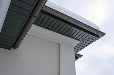 Gutter System Installation on a Commercial Building