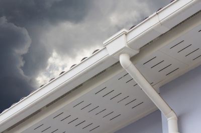 Roof Edge Gutter Installation